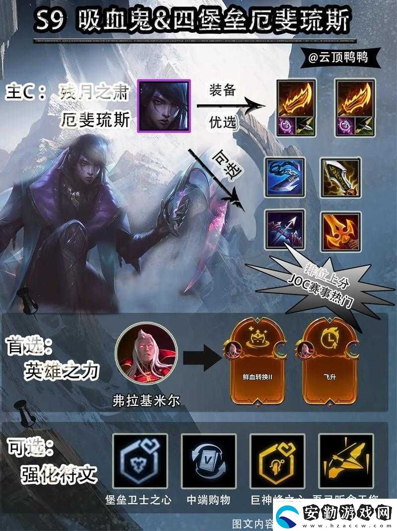 云頂之弈月男厄斐琉斯封神指南！一回合12殺的超強套路公開